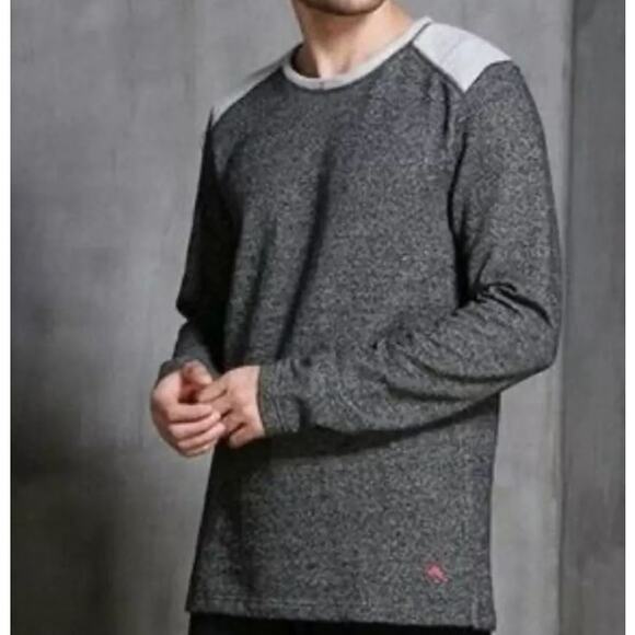 Tommy Bahama Pullover Soft Fleece Marlin Logo Sweatshirt Gray Mens Size Medium - Picture 1 of 12